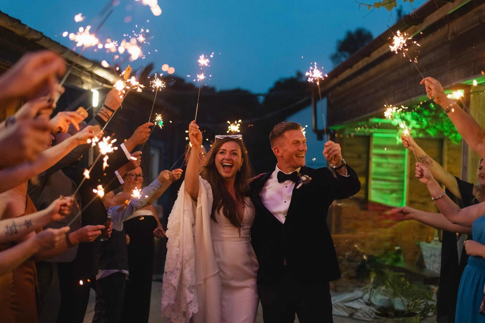A private party indoors at the Vinehouse restaurant at Polgoon Vineyard, Penzance, Cornwall. Confetti and and chocolates as decoration