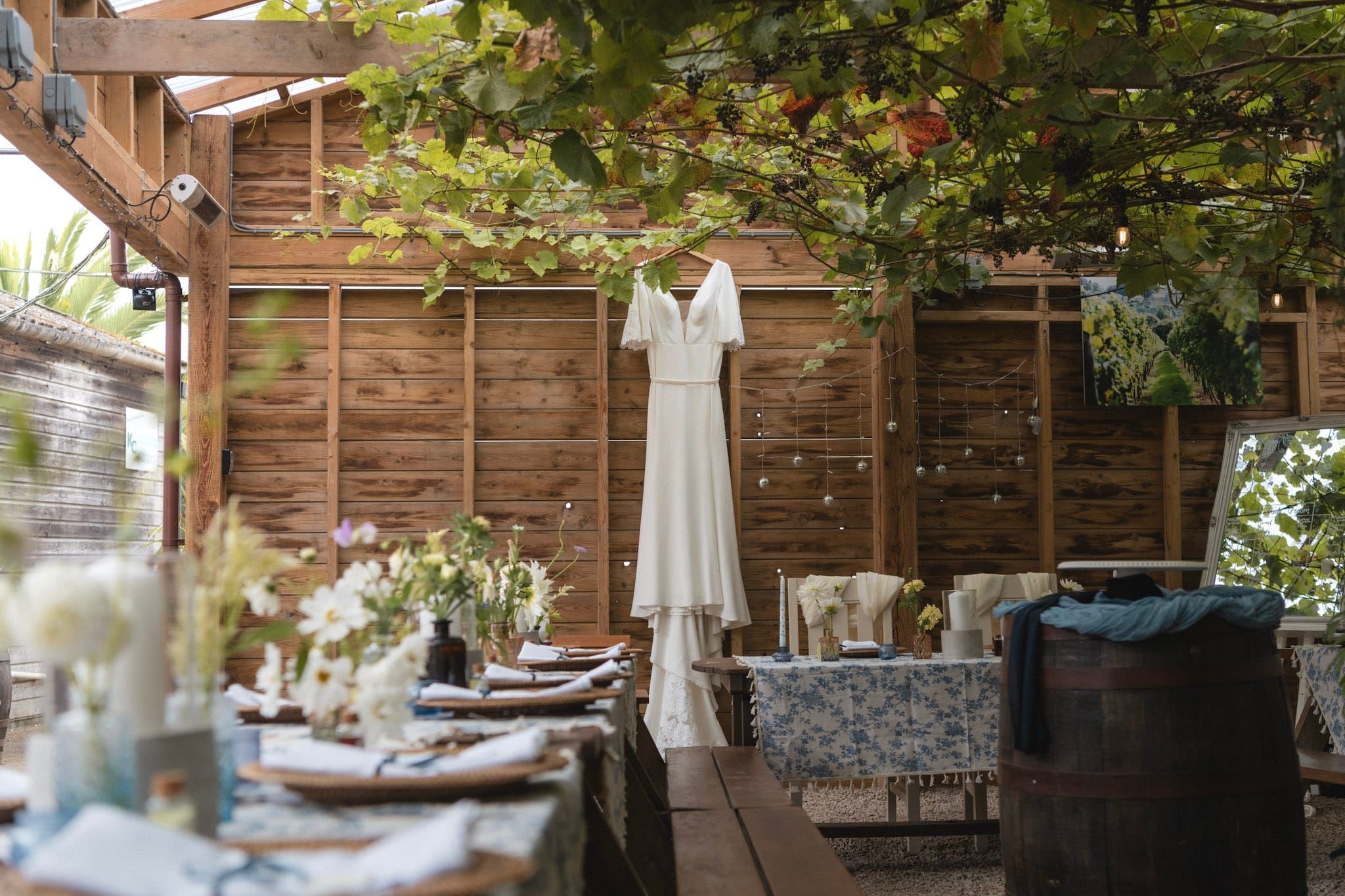 A photo of a cheesy pizza with basil on it from the Vinehouse restaurant at Polgoon Vineyard from Penzance, Cornwall