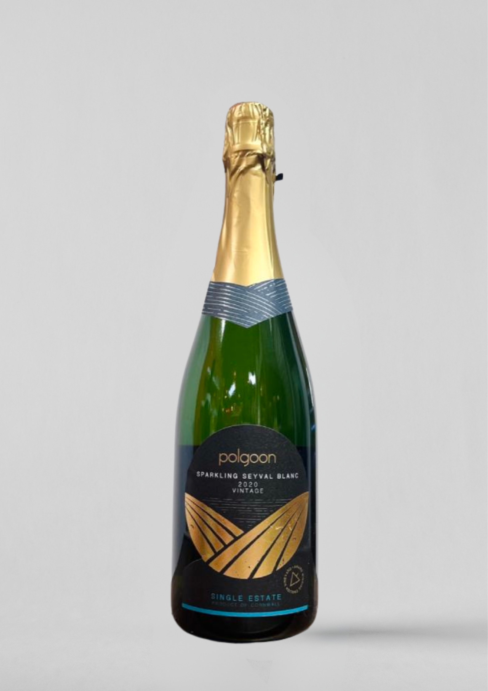 Cornish seyval Blanc Sparkling wine bottle 